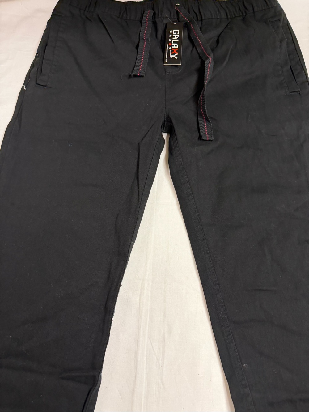 Galaxy By Harvic Men's Black Drawstring Pants